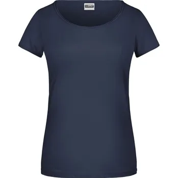 Dámské tričko Dámské tričko z bio bavlny JN 8001 navy XS