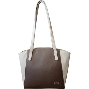 Chiara dámská kabelka Sagita béžová/hnědá 1500-MP SAGITA béžová