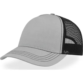 Kšiltovka 5 panelová Trucker kšiltovka Rapper Canvas-S grey-black onesize