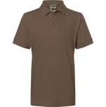 Dětské piqué polo JN 70K brown S