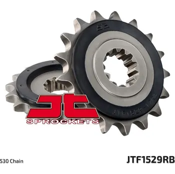 Řetězová sada pro motocykl JT řetězové kolo přední 2077 17 s gumou KAWASAKI ZRX 1100/1200 97-06 (207717JTRB) (řetěz 530) (JT řetězové kolo přední 2077 17 s gumou KAWASAKI ZRX 1100/1200 97-06 (207717JTRB) (řetěz 530))