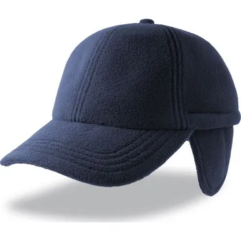 Kšiltovka 6 panelová baseballová kšiltovka s ochranou uší Snow Flap Stopper-S navy onesize