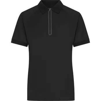 Dámské polo se zipem JN 1307 black-black L
