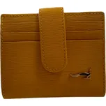 Marta Ponti dámská kožená kartová peněženka žlutá B44P020 Mostarda