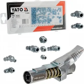 Koncovka Mazací Spojka M10x1 Pressol + 110 Kusů Kalamářů Pressol 56816