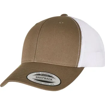 Kšiltovka 6 panelová Trucker kšiltovka "Recycled" 6606RT/6606TR olive-white onesize