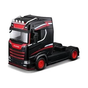 BBurago TAHAČ SCANIA S730 HIGHLINE CAB BLACK 32207