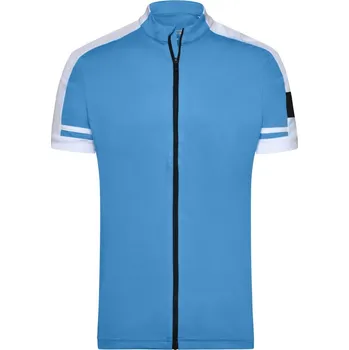 cyklistický dres Pánské cyklistické tričko se zipem JN 454 cobalt L