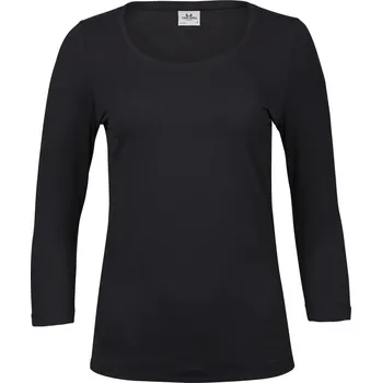 Dámské tričko Dámské elastické tričko s 3/4 rukávem TJ 460 black XL