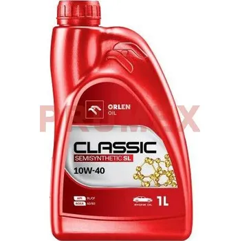 Motorový olej Orlen Classic Semisynthetic 10W-40 SL - 1 L motorový olej