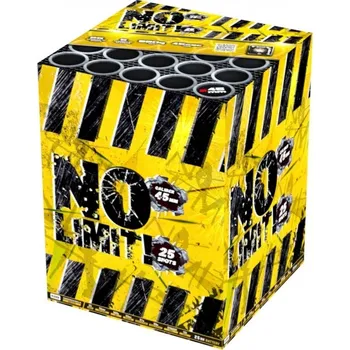 Zábavní pyrotechnika Ohňostrojový kompakt No Limit 25! 25ran / 45mm