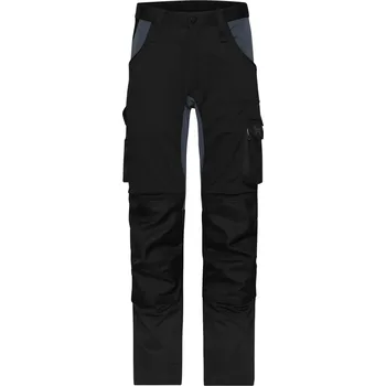 montérky Pracovní strečové kalhoty "Slim Line" JN 1812 (94-110) black-carbon (102)
