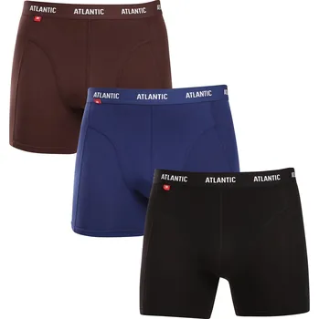 Boxerky 3PACK pánské boxerky Atlantic vícebarevné (3MH-047) XL Možnost vrácení zboží ZDARMA do 120 dnů!