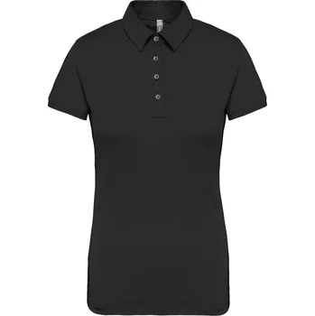 Dámské tričko Dámské žerzejové polo K 263 black M