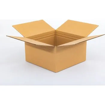 Jednorázové nádobí Krabice na alu kola/plechové disky 15-16 palců 440x440x240 mm vnitřní 5VVL BC 630g/m2 hnědá - paleta 180 ks