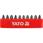 Bity 1/4" křížové PZ2 YATO 10ks protiskluzové YT-0471