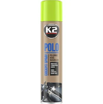Čistič plastových dílů K2 POLO KOKPIT 300 ML ZELENÉ JABLKO