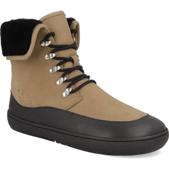 Dívčí zimní obuv Barefoot zimní boty Shapen - Lynx 2.0 béžové Velikost: 37