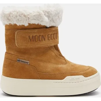 Dívčí sněhule Moon Boot sněhule Jr Park Strap Boot Suede sand 29