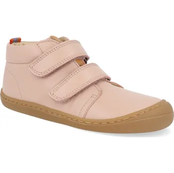 Barefoot dětské kotníkové boty Koel - Bob G Old Pink růžové Velikost: 21
