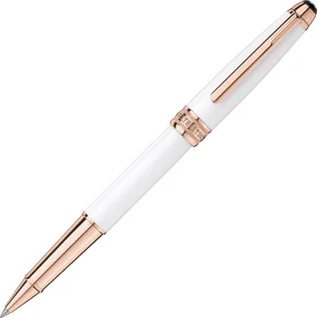 Rollerball Montblanc Meisterstuck White Solitaire Red Gold Classique 113324 + možnost výměny do 90 dní