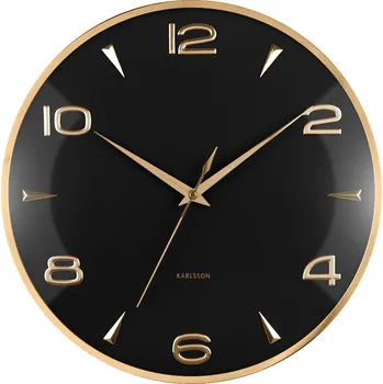 Hodiny Designové nástěnné hodiny 6017BK Karlsson 40cm