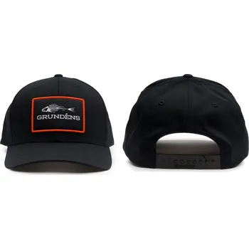 Rybářské oblečení Kšiltovka GRUNDÉNS Fish Bones Trucker 312 - Black/Charcoal - barva: Black/Charcoal