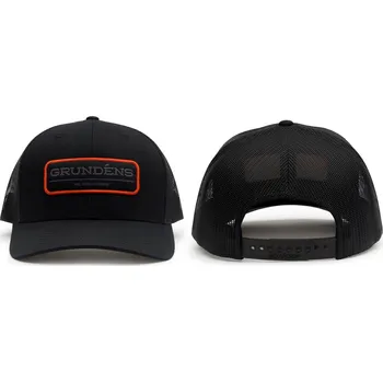 Rybářské oblečení Kšiltovka GRUNDÉNS We Are Fishing Trucker - Solid Black - barva: Solid Black