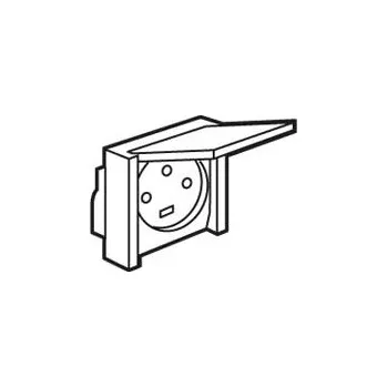 Elektrická zásuvka LEGRAND Zásuvka PLEXO 55 3P+T 20A 400V IP44 šedá 055706