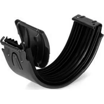 okap Spojka žlabu, rozvinutá šířka 333 mm - pozink - černá