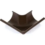 Roh vnější pozink 250 mm - tmavě hnědá