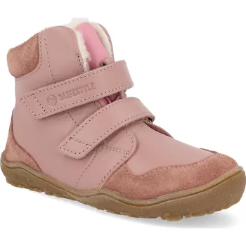Dívčí zimní obuv Barefoot dětské zimní boty bLIFESTYLE - Gibbon TEX wool růžové Velikost: 34