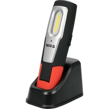 Nářadí pro automobil YATO Dílenská lampa 6W COB, 600LM + 250LM, LI-ION 3,7V 2600MAH, IK07, IP54, CRI80 YT-08558