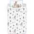 Povlečení Jerry Fabrics Lesní zvířátka Baby 100 x 135, 40 x 60 cm zipový uzávěr