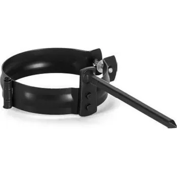 okap Objímka svodu pozink 100×200 mm - černá