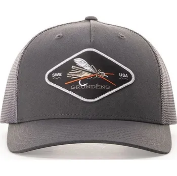 Rybářské oblečení Kšiltovka GRUNDÉNS CC Hopper Trucker - Charcoal - barva: Charcoal