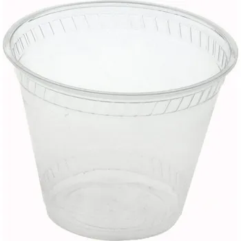 Jednorázové nádobí Pohárek PET 9oz KC90F shaker 250ml 92mm 5.6049 - výprodej