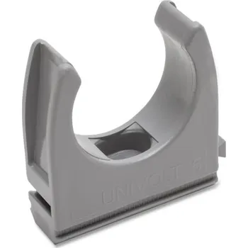 kabelová chránička Příchytka-klip CL DN16 PVC GY UNIVOLT 082210