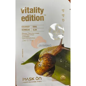 Pleťová maska MASK ON maska vitality edition Snail 23g