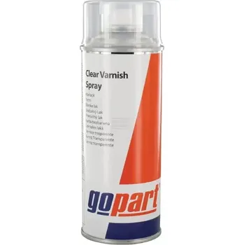 barva na kov Akrylová barva ve spreji na kov bezbarvý lak Gopart (KP-910004GP) (Barva bezbarvý lak ve spreji 400 ml. K úpravě ošetřených a neošetřených ploch z kovu, dřeva, keramiky, skla a různých druhů plastů.)