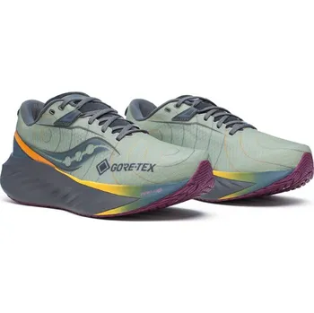 Pánská běžecká obuv Saucony TRIUMPH 22 GTX sage/carbon Velikost boty: 44,5