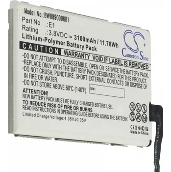 Příslušenství k chytrým hodinkám VHBW Baterie pro GlocalMe U2 / U2S / U2CS, 3100 mAh