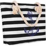 Dámská plážová taška z polyesteru Barva: černá || bílý