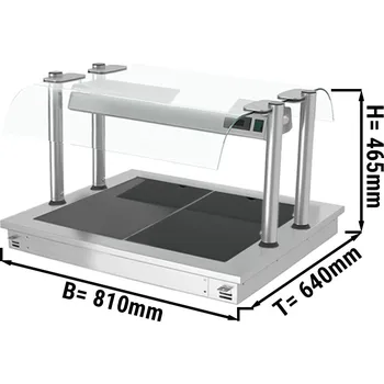 Lednice G.Gastro Vestavná varná deska - 0,8 m - řada D