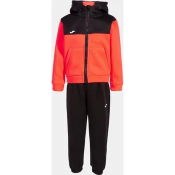 Dětská sportovní souprava JOMA PARK TRACKSUIT BLACK FLUOR CORAL Velikost: 12M, Barva: BLACK