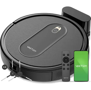 Robotický vysavač Robotický vysavač Vactidy T6, robotický vysavač, inteligentní ovládání s aplikací/Alexa/Siri, ideální na zvířecí chlupy, vlasy, 6924843218580