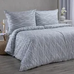 Krepové povlečení GRAY STRIPES