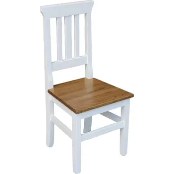 Komoda Jídelní židle PROVENCE KR22 z masivu bílá Barevné provedení: Bílá, Provedení: Borovice - Borovice (horní deska)