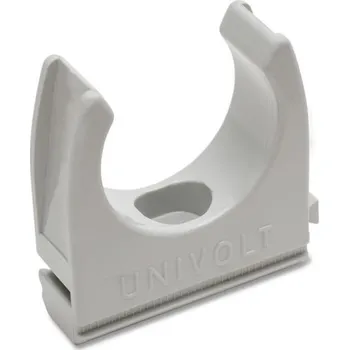 kabelová chránička Příchytka-klip CL DN40 PVC LGY UNIVOLT 082223