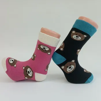 TREPON TERMO zimní dětské ponožky BEAR Barva: Černá, Velikost: 29-32